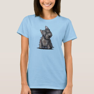 Curious Brindle Cairn Terrier T-Shirt