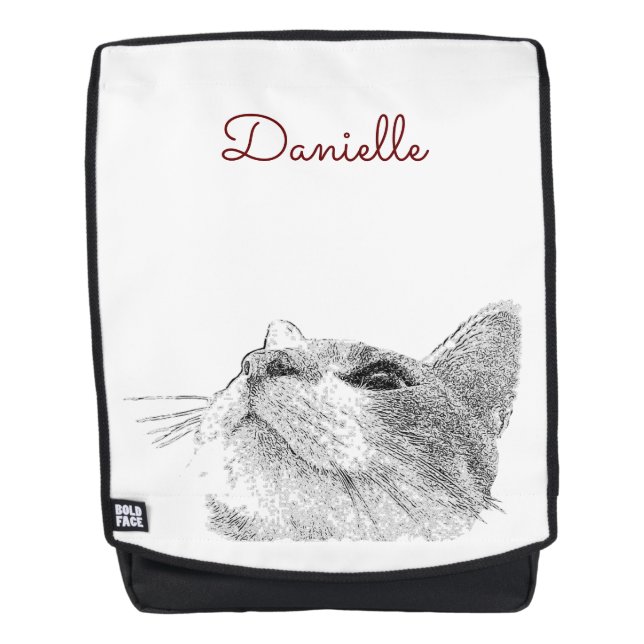 Curious Cat Backpack (Front)