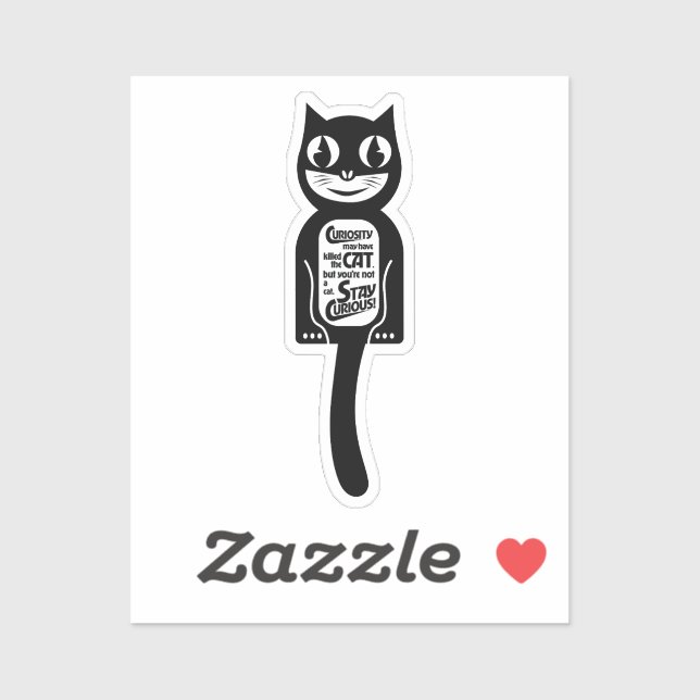 Curious Cat Black (Sheet)