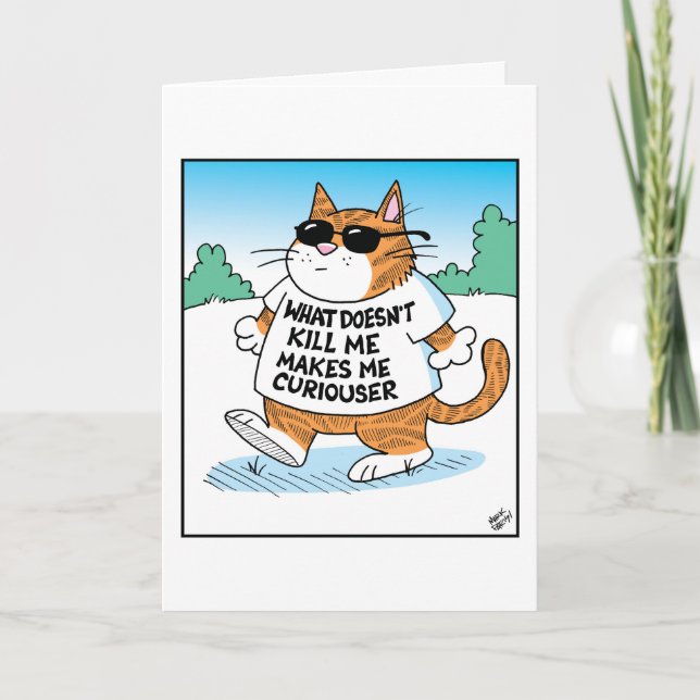 Curious Cat  Card (Front)