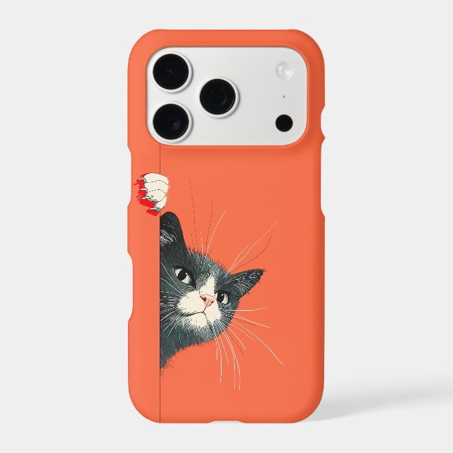 Curious Cat Peeking (Back)