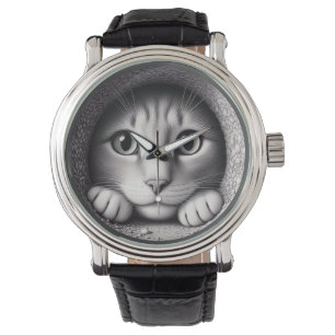 Curious Cat Shades of Grey Watch