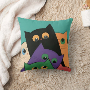 Curious Cats Cushion