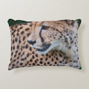 CURIOUS CHEETAH DECORATIVE CUSHION