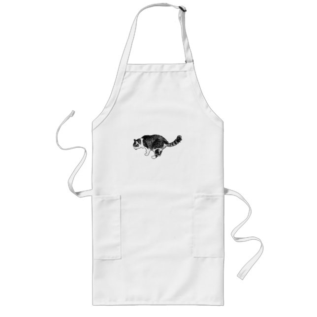 Curious Chef, Cozy Prep Long Apron (Front)