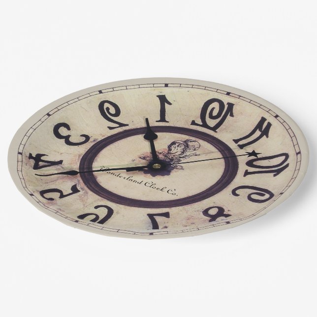 Curious Clock 1 Paper Plate (Angled)