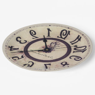 Curious Clock Paper Plate