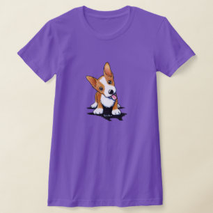 Curious Corgi Puppy T-Shirt