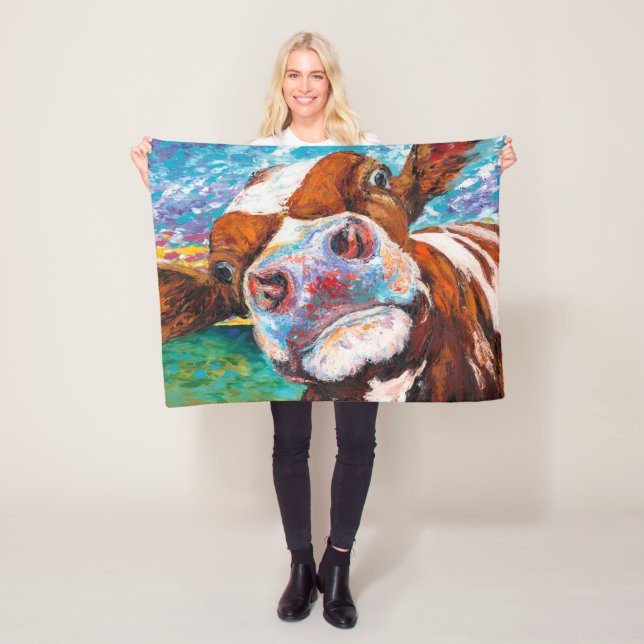 Curious Cow Blanket (In Situ)