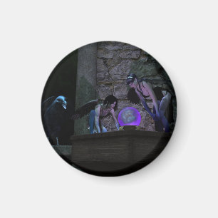 Curious Crow Faeries Magnet