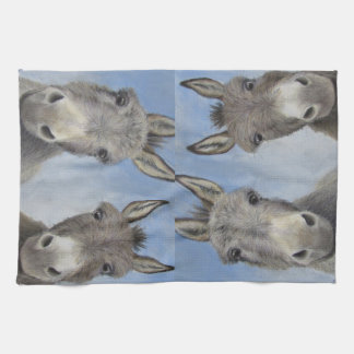 Curious Donkeys Tea Towel