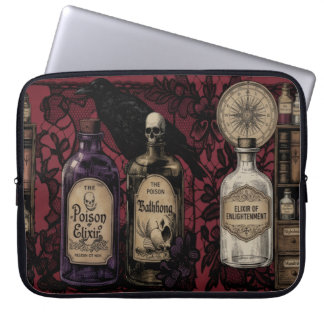 Curious Elixirs and Raven Laptop Sleeve