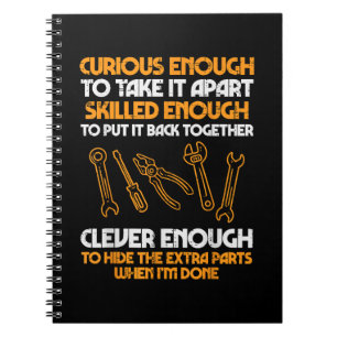 Curious Enough To Take It Apart Car Auto Garage Me Notebook