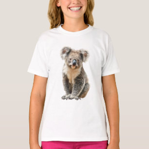 Curious Fluffy Australian Koala Kids T-Shirt