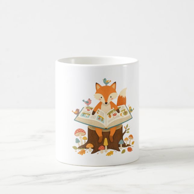 Curious Forest Reader Coffee Mug (Center)