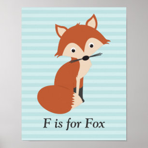 Curious Fox Poster