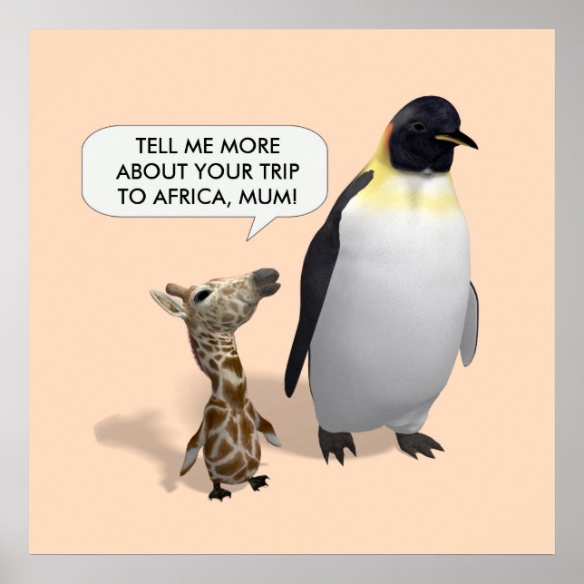 Curious Giraffe Baby Poster (Front)