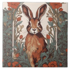 Curious Hare William Morris Inspired Floral