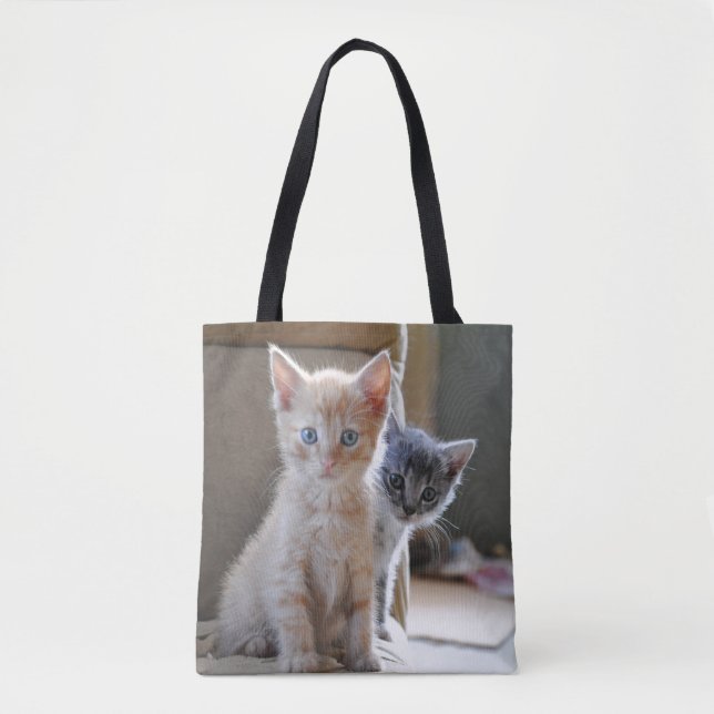 Curious Kittens Tote Bag (Front)