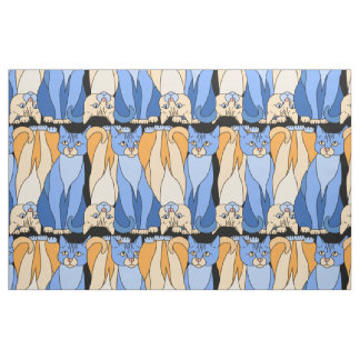 Curious Kitties Fabric (Lori Corbett)