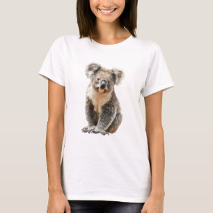 Curious Koala Portrait Women T-Shirt