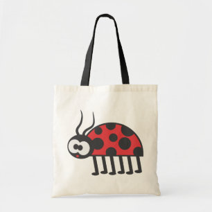 Curious Ladybug Tote Bag