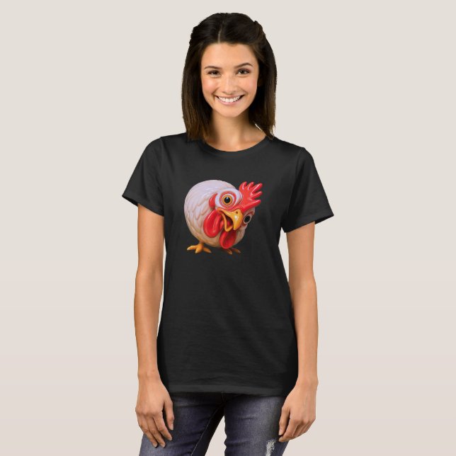 Curious like a chicken T-Shirt (Front Full)