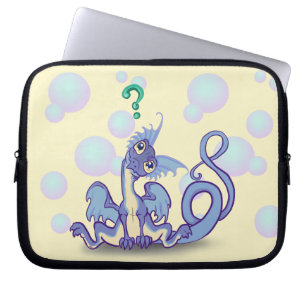 Curious lil Dragon~ Laptop Sleeve
