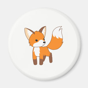 Curious Little Fox Magnet