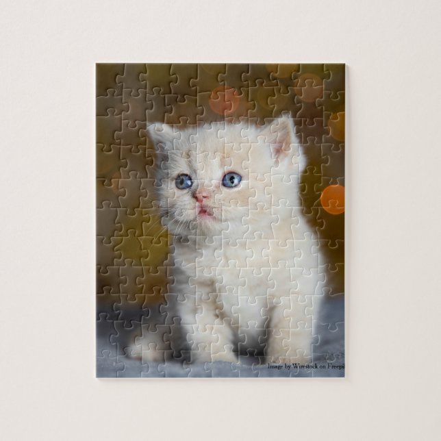 Curious Little Kitty Jigsaw Puzzle (Vertical)