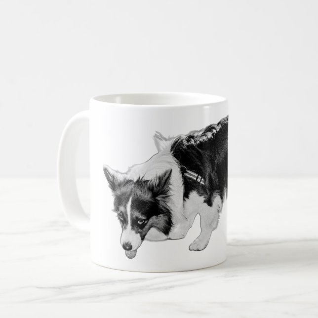 Curious Low-Rider Coffee Mug (Front Left)