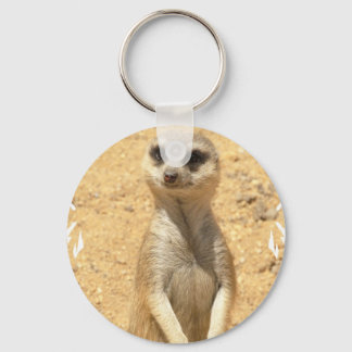 Curious Meerkat Keychain