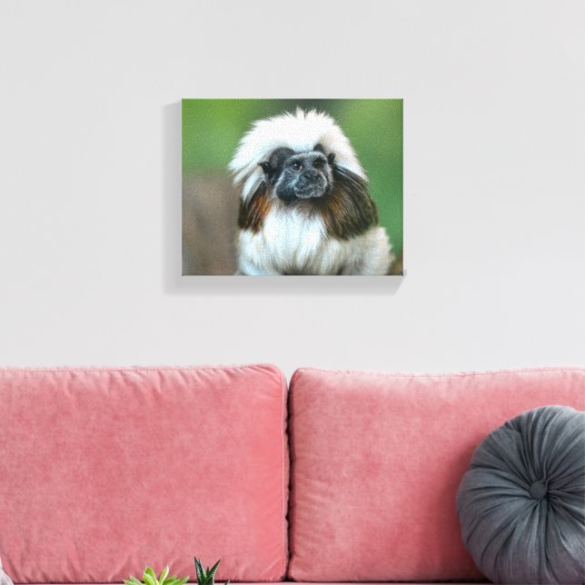 Curious Monkey Canvas Print (Insitu(LivingRoom))