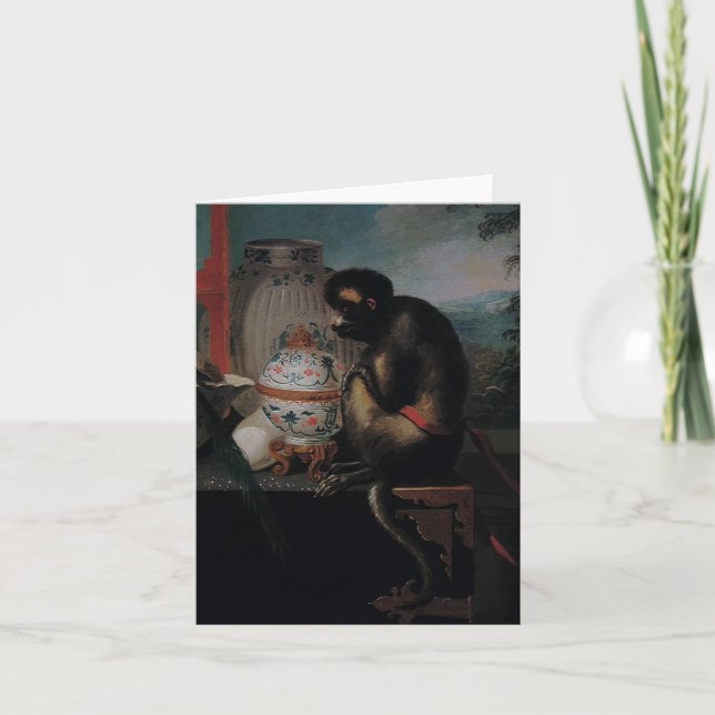 Curious Monkey ~ Card / Invitations (Front)