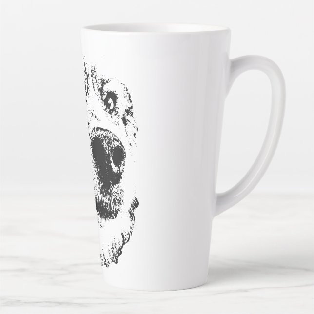 Curious Nose Latte Mug (Right)