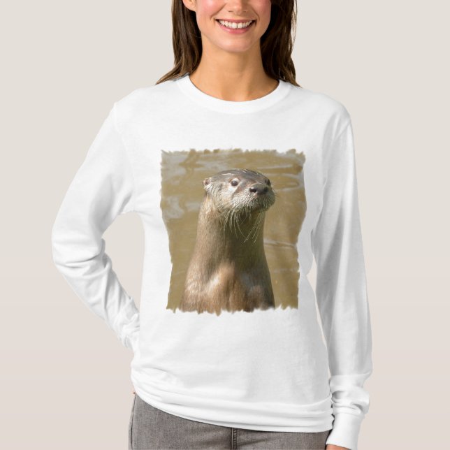 Curious Otter Long Sleeve T-Shirt (Front)