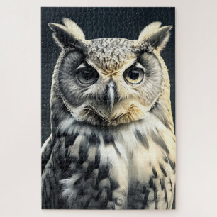 Curious Owl Jigsaw Puzzle