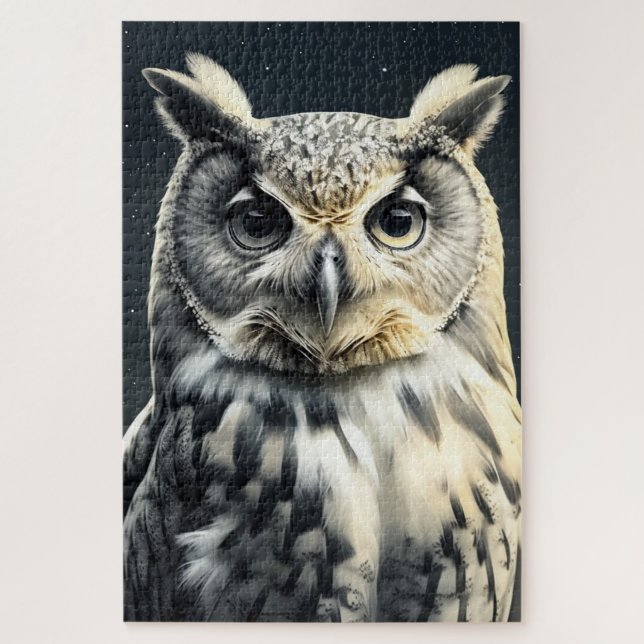 Curious Owl Jigsaw Puzzle (Vertical)