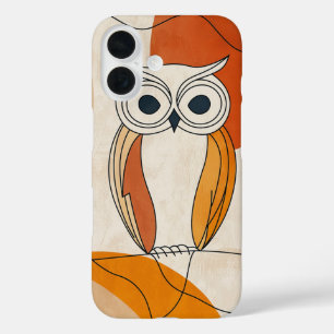 Curious Owl Look iPhone 16 Case