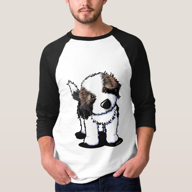 Curious Saint Bernard T-Shirt (Front)