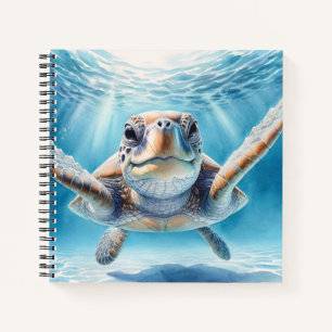 Curious Sea Turtle  Notebook