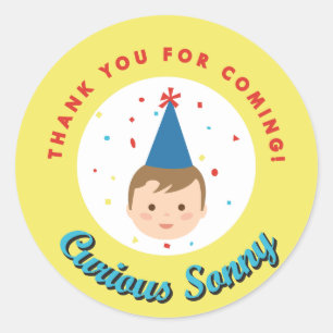 Curious Sonny Sticker