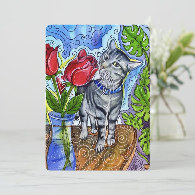 Curious Spirit Holiday Card (Standing Front)