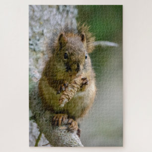 Curious Squirrel – Nature Close‑Up Jigsaw Puzzle