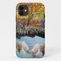 Curious Young Polar Bears,