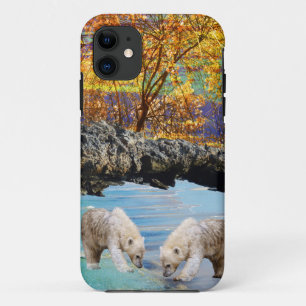 Curious Young Polar Bears, Case-Mate iPhone Case