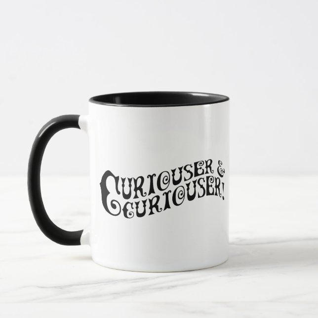 Curiouser & Curiouser Mug (Left)