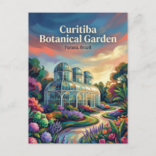 Curitiba Botanical Garden Brazil Postcard