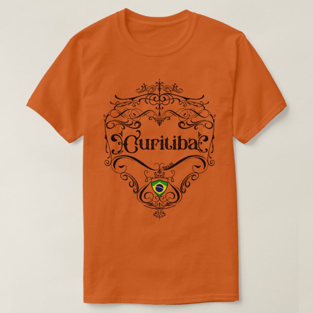 Curitiba Vintage design T-Shirt (Design Front)