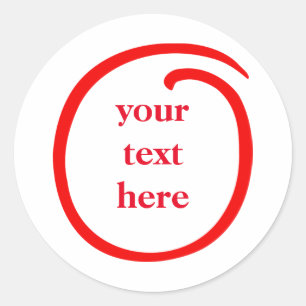 Curl Classic Round Sticker